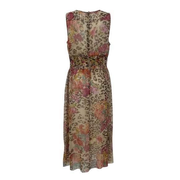 Johnny Was Mazzy Boxy shirred mesh slip maxi dress - Picture 3 of 7